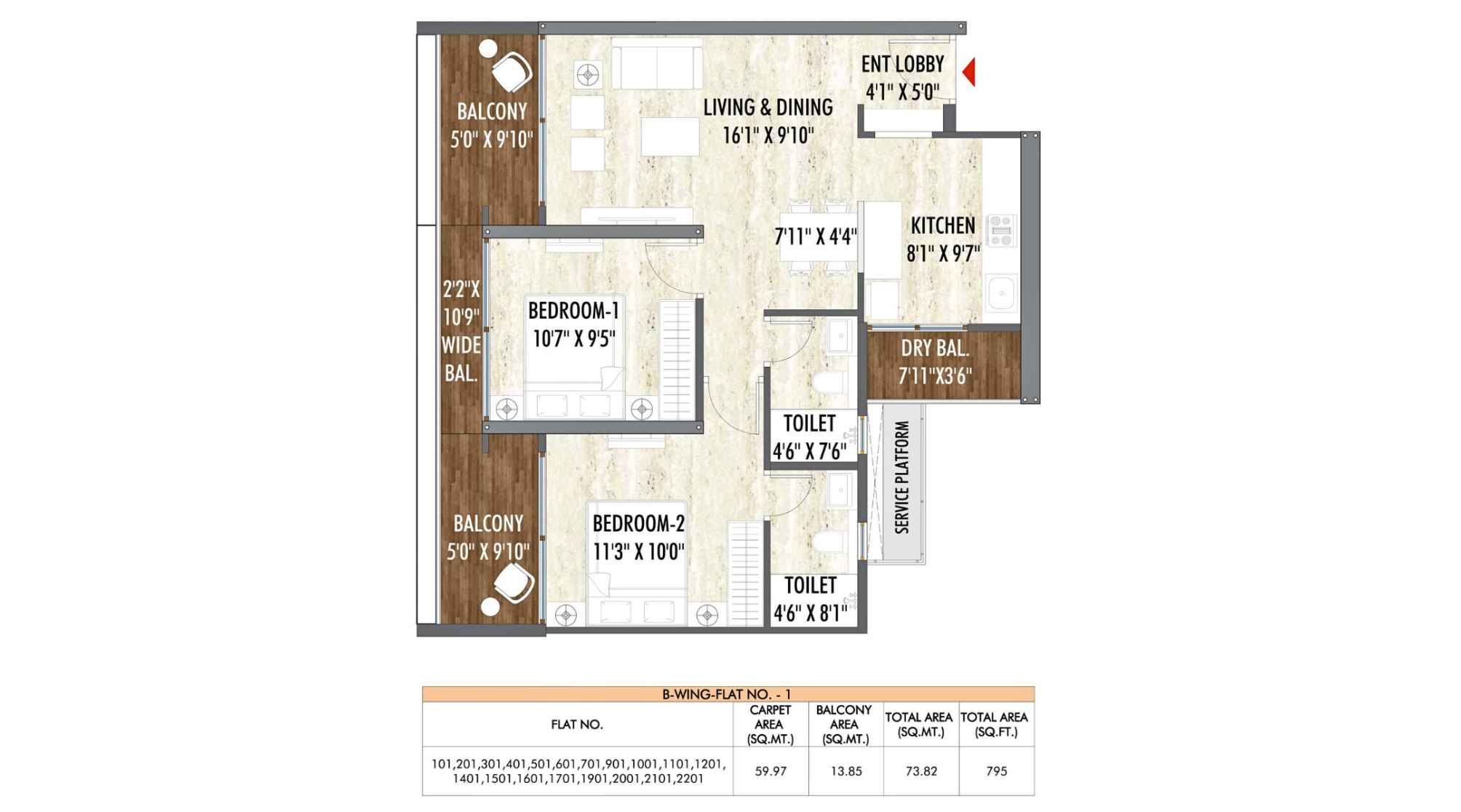 Rahul-Aston-Floor-Plan-Wing-B-795-Sqft